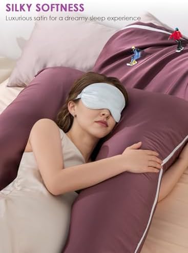QUEEN ROSE Pregnancy Pillow, U Shaped Full Body Pillows - Image 4