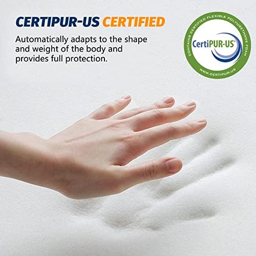 CYMULA Memory Foam Camping Mattress Pad, Sleeping Mat, Portable Roll Up Mattress - Image 4