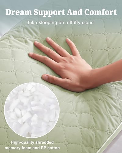 YZ HOME Long Body Pillow for Adults, Firm Body Pillow Shredded Memory Foam - Image 4