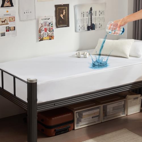 Twin XL Waterproof Mattress Protector Deep Pocket Mattress Cover, Soft by Unilibra