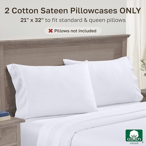 CALIFORNIA DESIGN DEN Luxuriously Soft Hotel Quality 600 Thread Count, 100% - Image 3
