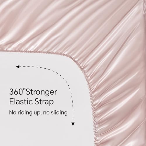 BEDELITE Satin Sheets Twin Size Bed Set, 3 Pieces - Image 5