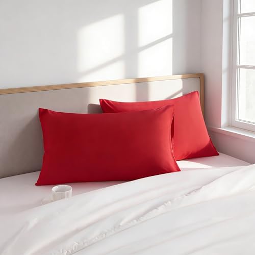 King Pillow Cases, 2 Pack, 20x40 in, Microfiber - Image 2