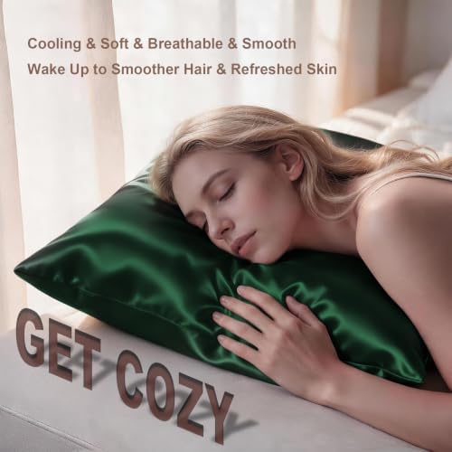 LYSHIN Silk Pillow Cases 2 Pack King Size - Image 5