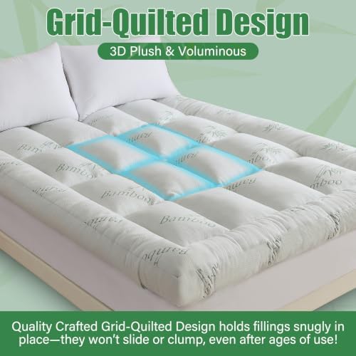 WhatsBedding 5 Inch Memory Foam Mattress Topper Full - Image 6