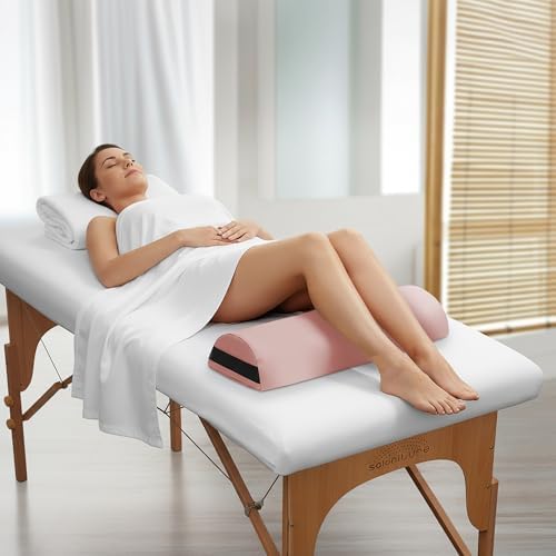 Saloniture Jumbo Half Round Massage Table Bolster Under-Knee Pillow Pad - Image 3