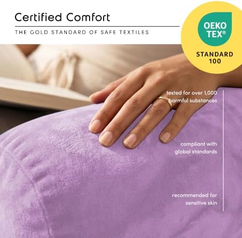 Nestl Reading Pillow with Shredded Memory Foam Includes 2 Neck and Lumber - Image 5