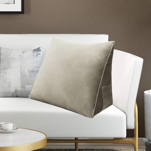 Small Triangular Reading Pillow Bed Wedge Headboard Pillow, Back Support Pillow - Image 6