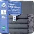 Accompagner Incontinence Bed Pads Washable Waterproof, Ultra-Absorbent Reusable by Accompagner
