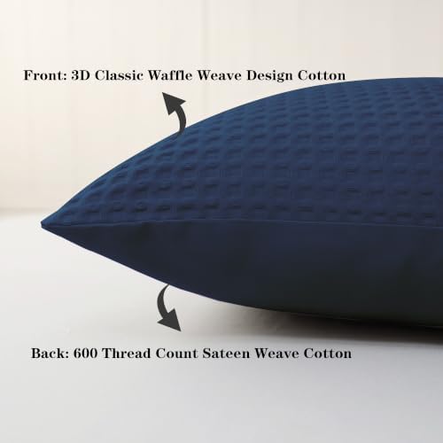 100% Cotton Waffle Weave Body Pillowcase 1 Pack - Image 2
