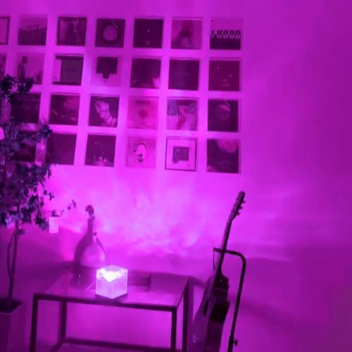 Ocean Projector Light, 16-Color Ambient Lighting Room Decor, Wood Base - Image 5