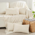 Fancy Homi 4 Packs Decorative Throw Pillow Covers by Fancy+Homi