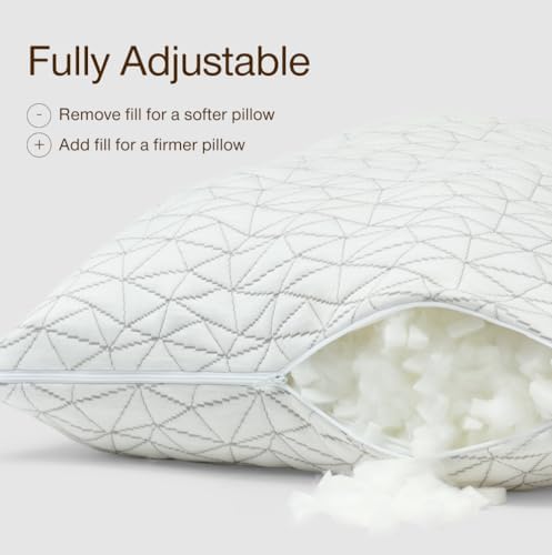 Coop Home Goods Original Adjustable Body Pillow, 20x54 Long Pillow - Image 2