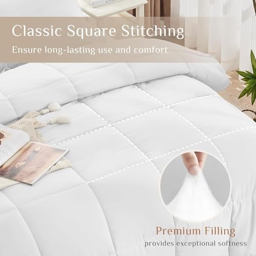 JOLLYVOGUE Full Comforter Set, Ultra-Soft Bed in a Bag Full Size 7 Pieces - Image 3