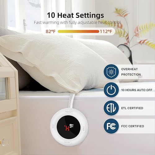 GOTCOZY Heated Mattress Pad Full Size-Heated Pad - Image 5