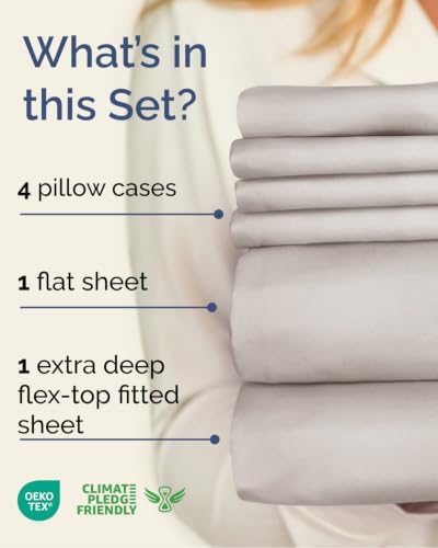 Extra Deep Flex Top Split Head King Sheet Set - Image 2