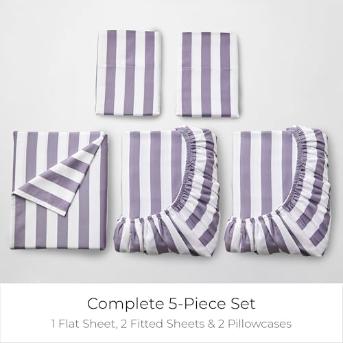Mellanni Iconic 5-Piece Sheet Set - Image 4