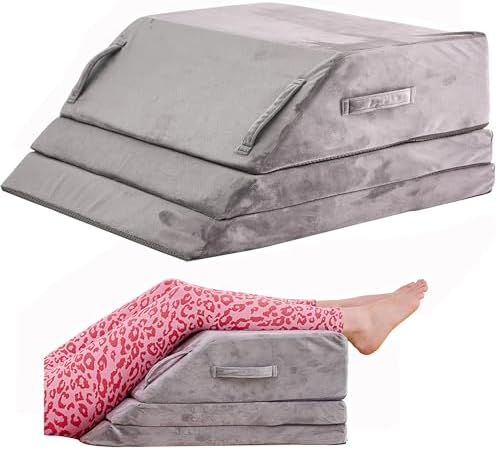 3 Heights Leg Elevation Pillow Blood Circulation, L 24" by JAKOOLA