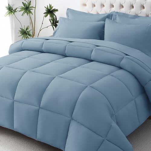 JOLLYVOGUE Twin XL Comforter Set, Ultra-Soft Bed in a Bag Twin XL Size 5 Pieces by JOLLYVOGUE