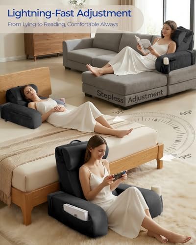 Kayfia Reading Pillow, 30-90° Stepless Adjust Angle Height - Image 3