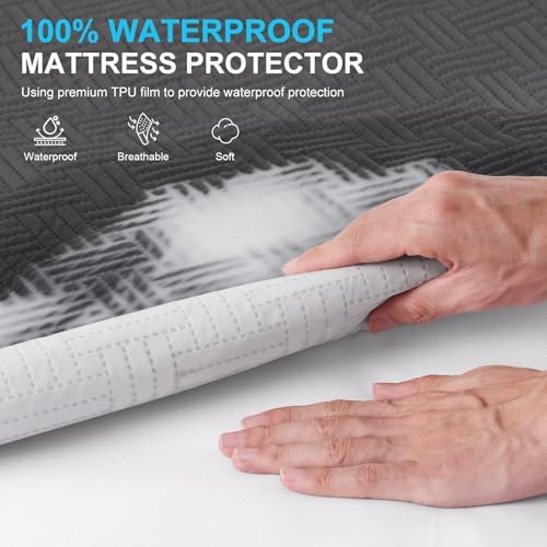 Waterproof Twin XL Size Mattress Protector - Image 2