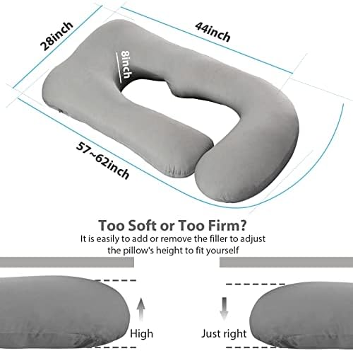 BATTOP Pregnancy Pillows for Sleeping- U Shaped Full Body Maternity Pillow - Image 6