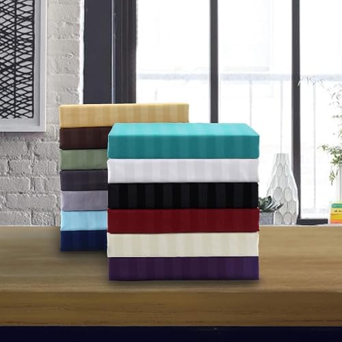 Elegant Comfort 6-Piece Damask Stripe Sheet Set - Image 6