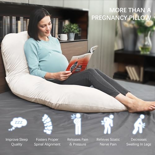 MOON PARK Pregnancy Pillows for Sleeping - Image 4
