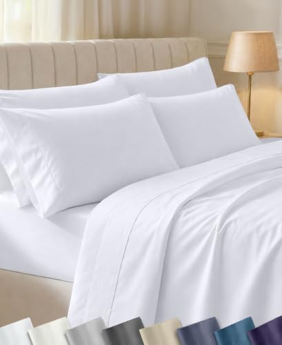 California Design Den 100% Cotton Sateen King Bed Sheet Set by CaliforniaDesignDen