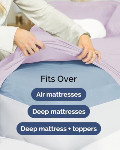 CGK Linens 2 Pack Extra Deep Twin XL Fitted Sheets - Image 7
