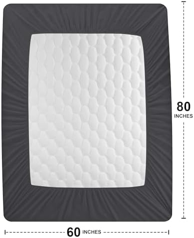 Waterproof Queen Mattress Protector, Mattress Pad fits Upto 16" Deep Pocket - Image 4
