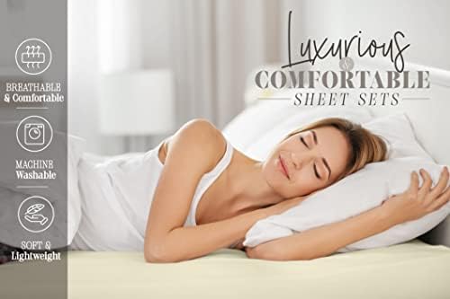 Elegant Comfort 6-Piece Sheet Set Deep Pocket Floral - Image 7
