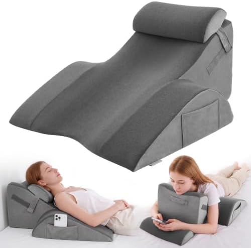 Vekkia XL Back Support Pillow, Dual-Layer Foam by Vekkia