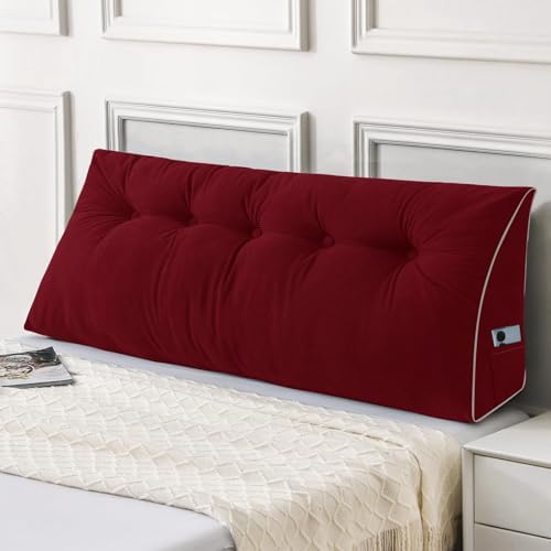 Sasttie Headboard Pillow Full, Wedge Pillow Headboard by SASTTIE