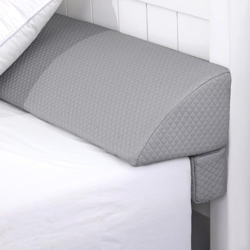 HOMBYS Wedge Pillow Headboard for Bed Gap, Foldable Bed Wedge Gap Filler King by HOMBYS