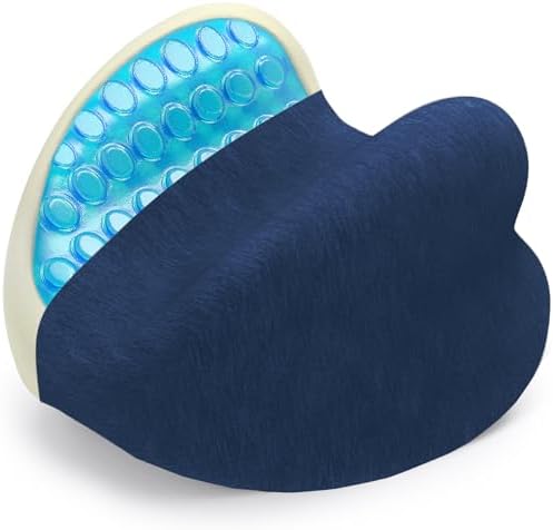 Knee Pillow for Side Sleepers, Gel Memory Foam Sciatic Pillow by Unknown