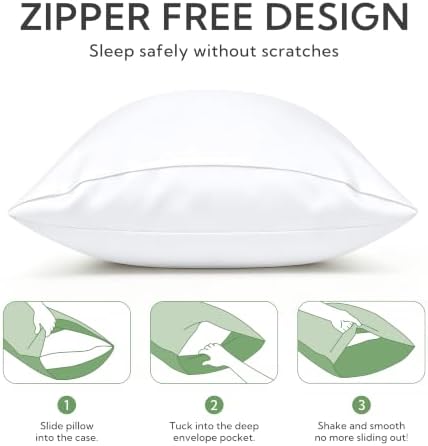MR&HM King Pillowcase Set of 2, Cooling & Breathable - Image 5
