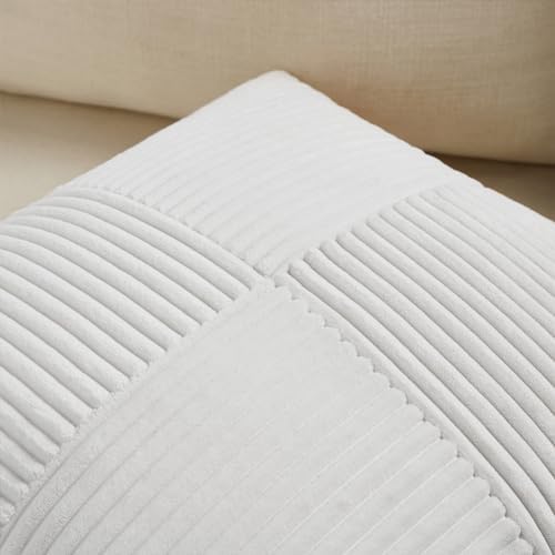 Fancy Homi 2 Packs White Samll Decorative Throw Pillow Covers 14x14 Inch - Image 4