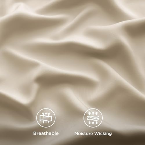Bedsure PureWoven 100% Rayon Derived from Bamboo, Twin Bed Sheets, 3 Pieces - Image 4