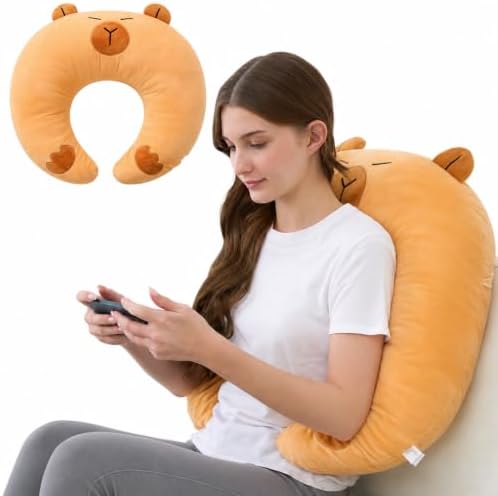 Cute Brown Gaming Pillow for Lap - Image 6