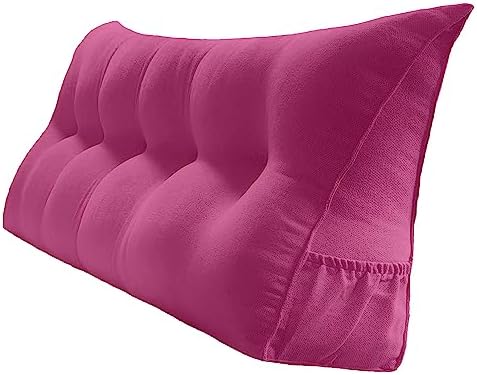 Peachwell Handmade Headboard Pillow-Queen Wedge Support Large Bolster Cushion by PEACHWELL