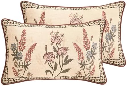 ISAENNE Designer Linen Throw Pillow Cover by Isaennehomedecoration