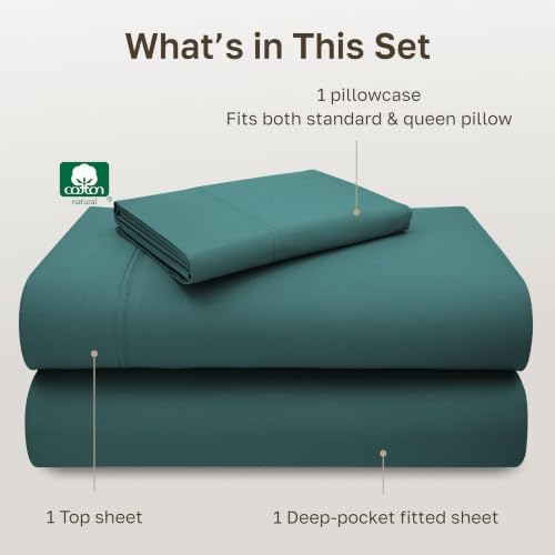 California Design Den 600 Thread Count Twin Size Sheet Set - Image 4