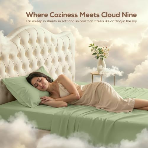 Twin XL Sheets Set, 3 Pieces 16" Deep Pocket Hotel Luxury Bed Sheets - Image 4