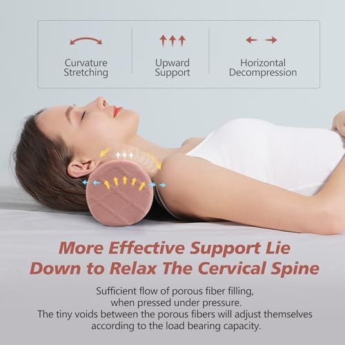 Cozyhealth 3.1" H Small Cervical Roll Pillow, Medium Soft Memory Foam Neck - Image 6