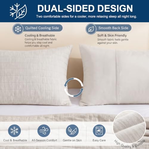 Swift Home Cooling Pillow Cases King Size Set of 2 - Image 5