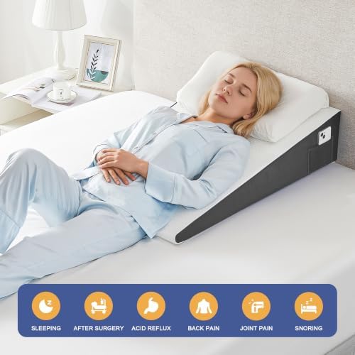 Yojoker 34" Extra-Long Wedge Pillow, Bed Incline Cushion - Image 3