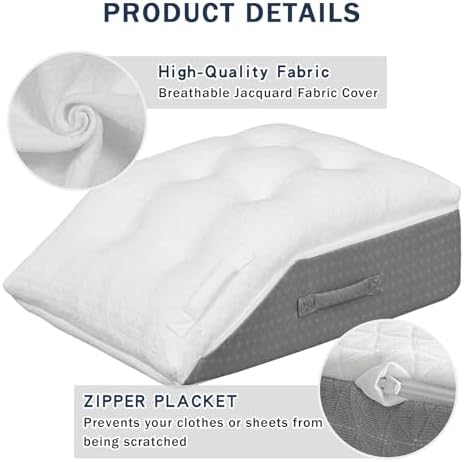 baibu Memory Foam Leg Elevation Pillow, Dual-Layer Patent Design Support Pillow - Image 5
