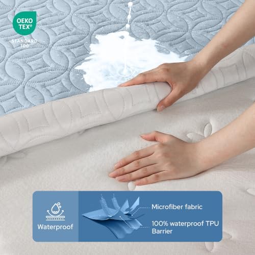 BEDLORE Waterproof Mattress Protector, King Size Mattress Pad - Image 3