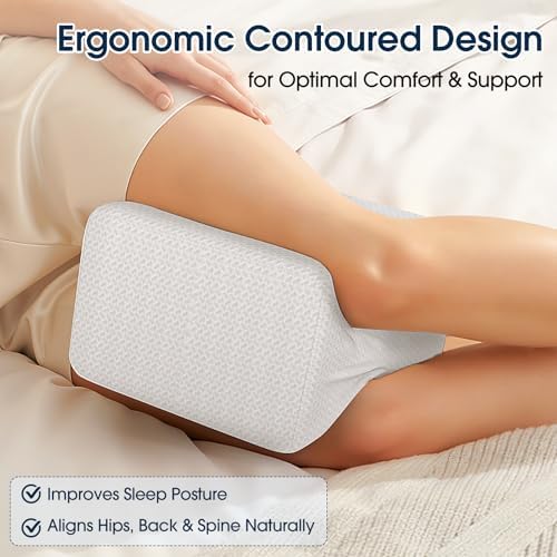BlissTrends Memory Foam Knee & Leg Pillow - Image 3